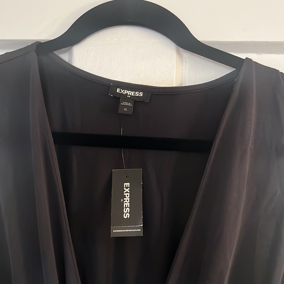 NWT • Express v-neck body suit - Picture 4 of 12